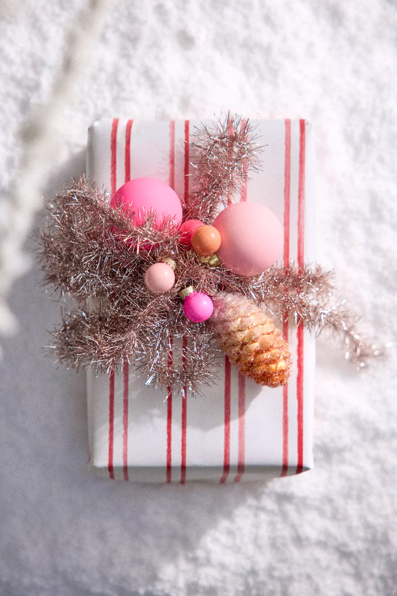 Terrain Antique Silver Tinsel Ribbon - thumbnail 3