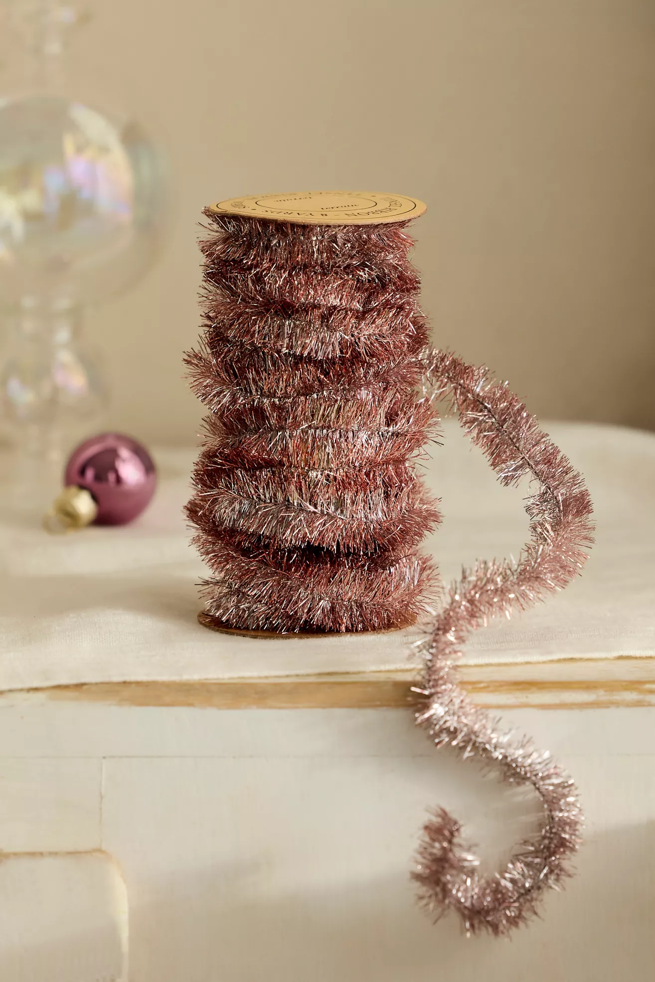 Terrain Antique Silver Tinsel Ribbon - thumbnail 5