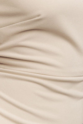 BHLDN HIGH SHINE SATIN SMALL CHAMPAGNE SWATCH 