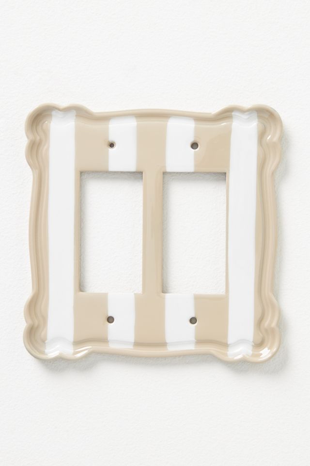 Whitney Stripe Outlet Switch Plate #5
