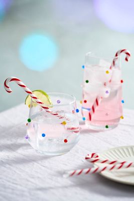 Candy Cane Drink Stirrers, Set of 4