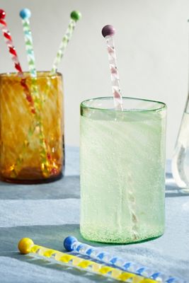Colorful Twist Drink Stirrers, Set of 6