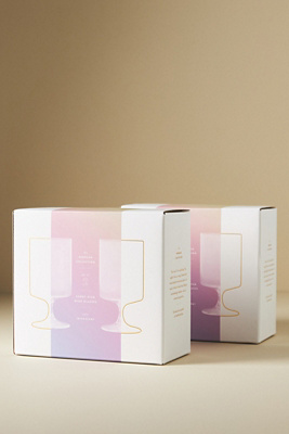 Anthropologie Morgan Short Wine Glasses, Set Of 4