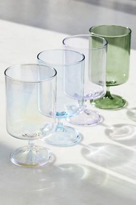 Anthropologie Morgan Short Wine Glasses, Set Of 4