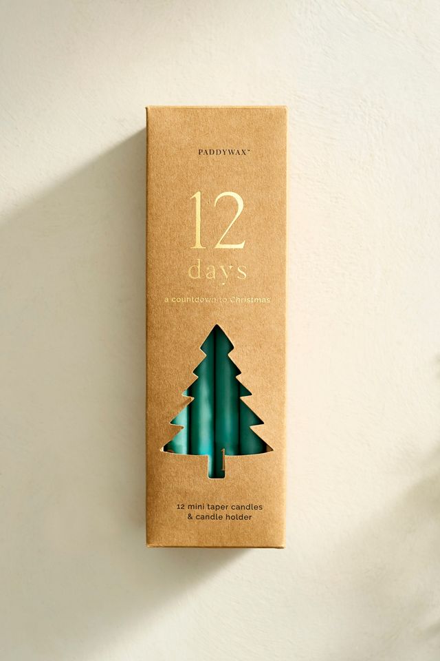 12 Days of Christmas Countdown Taper Candles #1