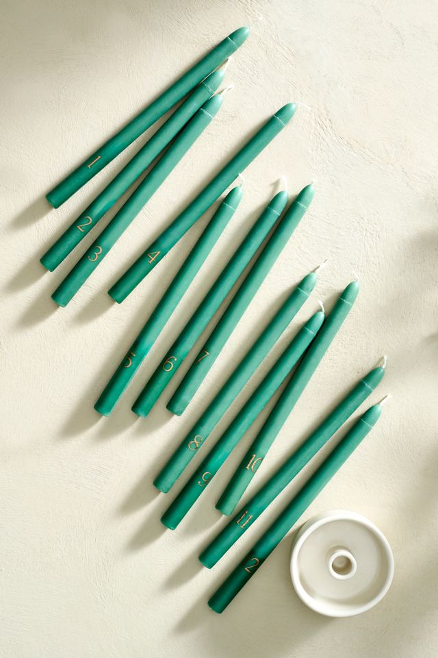 12 Days of Christmas Countdown Taper Candles #2