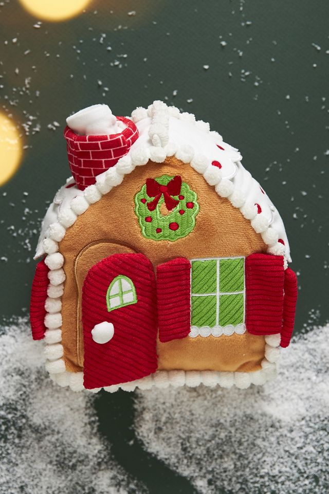 The Foggy Dog Christmas Gingerbread Plush Dog Toy #1