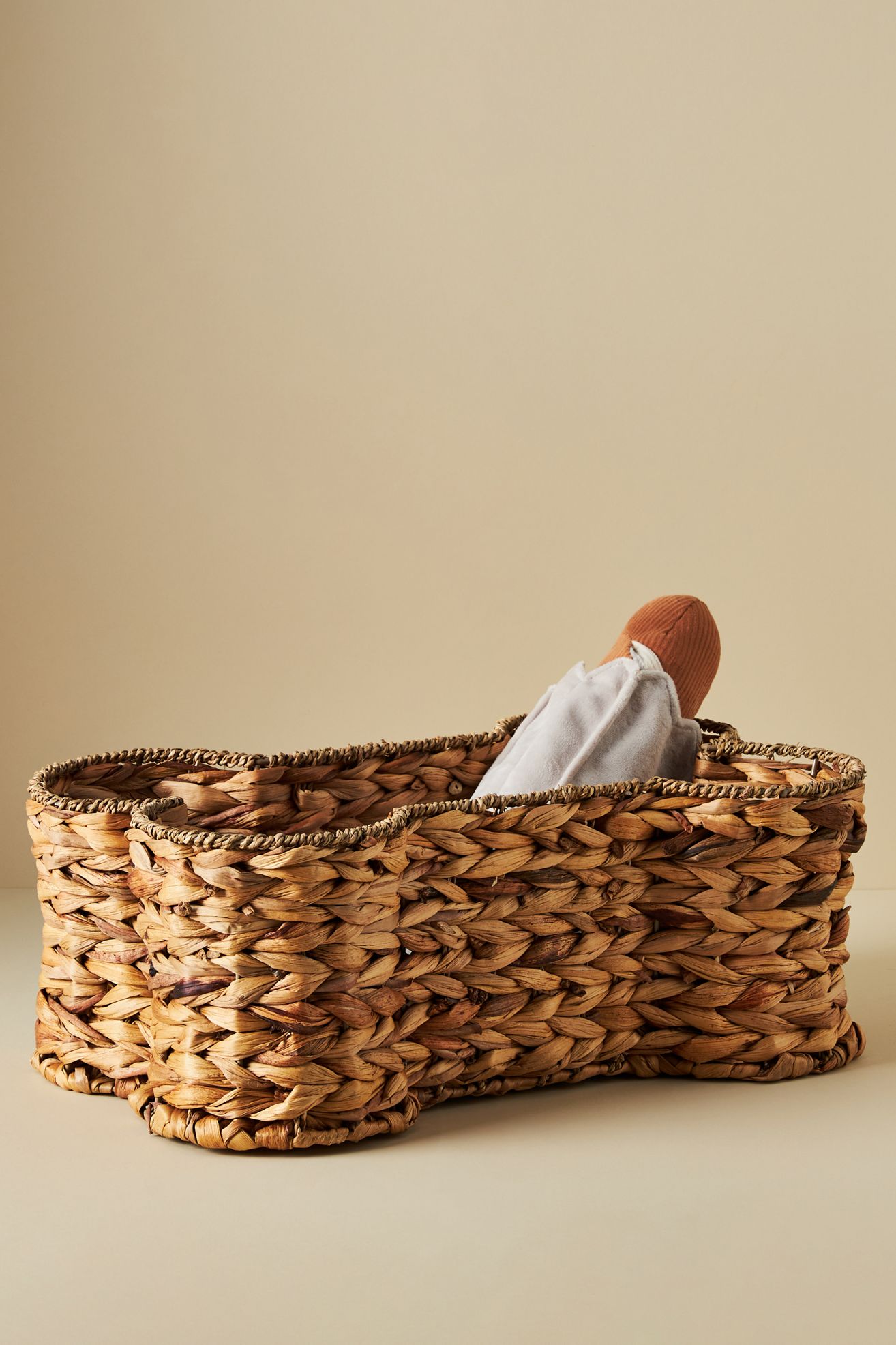Bone Dry Medium Brown Dog Basket - Neutral, Standard, L
