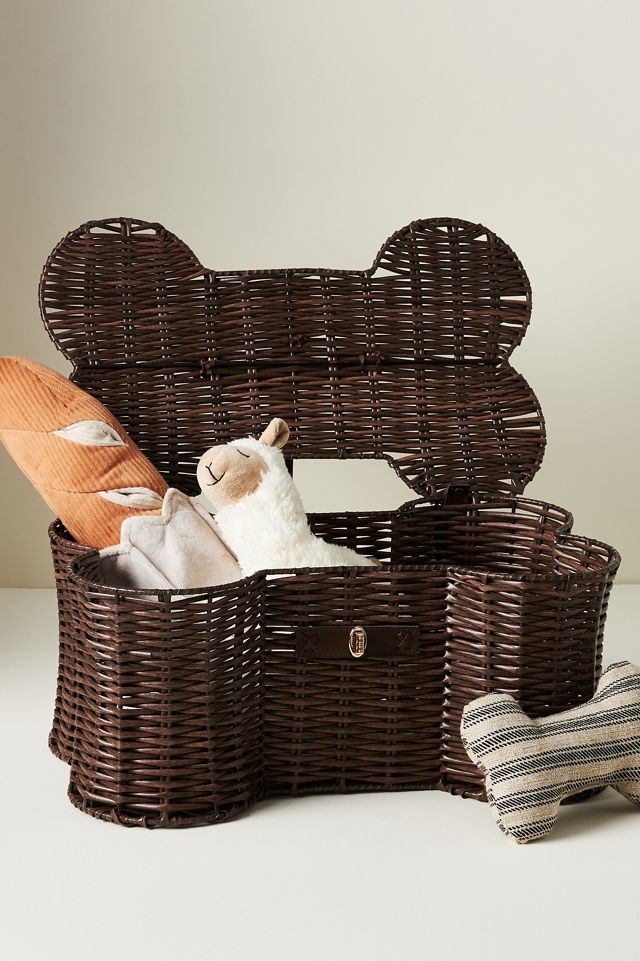 Bone Dry Dark Brown Dog Basket #1