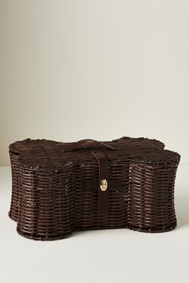 Bone Dry Dark Brown Dog Basket