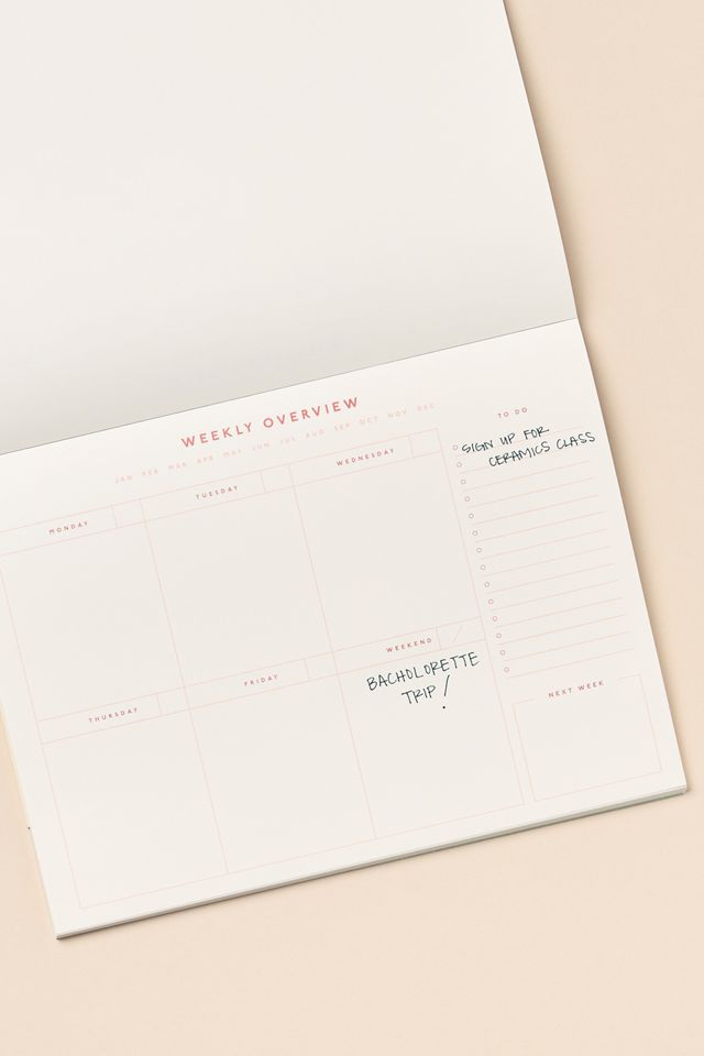 Papier Softcover Weekly Deskpad #1