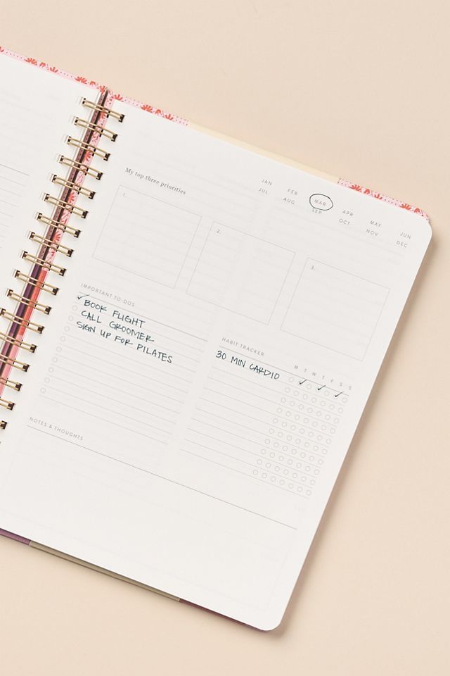 Papier Spiral Daily Softcover Planner #1