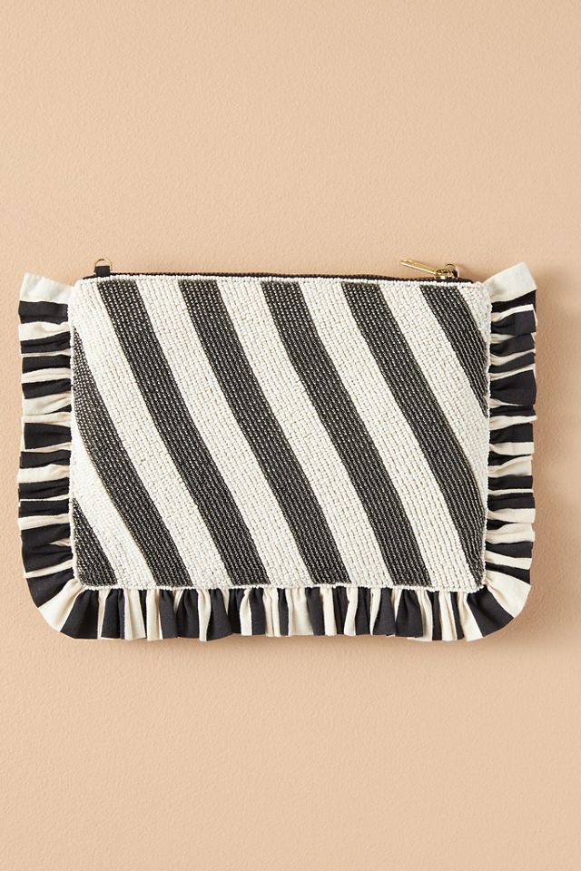 Beaded Monogram Clutch #2