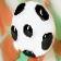 Red/White/Green Soccer Ball