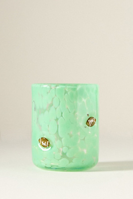 Anthropologie The Icon Juice Glass: Confetti Edition In Green