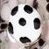Pink/Black Soccer Ball