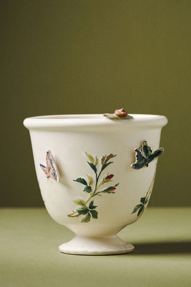 Gardenia Stoneware Pot #2