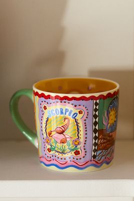 Mug en porcelaine zodiaque Eleanor Bowmer