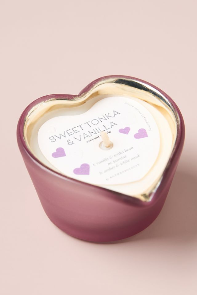 Vela de Corazón Edwina Gourmand Sweet Tonka & Vanilla #2