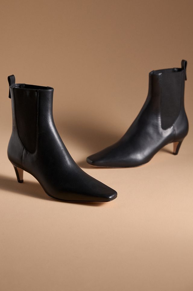 Reformation Roberta Snip-Toe Kitten-Heel Boots #2