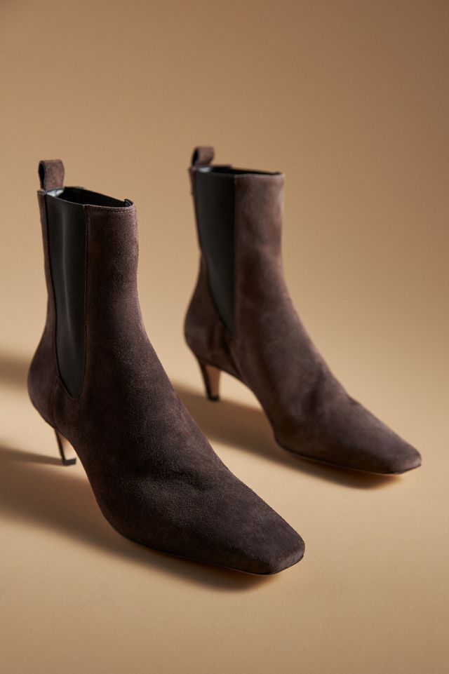 Reformation Roberta Snip-Toe Kitten-Heel Boots #1