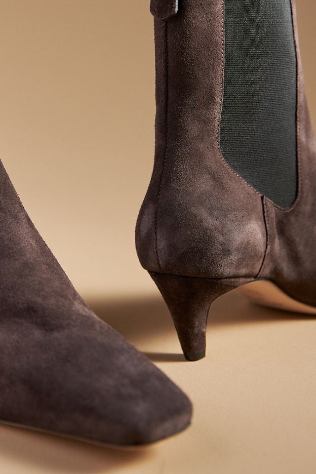Reformation Roberta Snip-Toe Kitten-Heel Boots #2