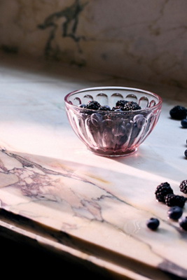 Anthropologie The Latte Glass Cereal Bowls, Set Of 4: Amelie Edition