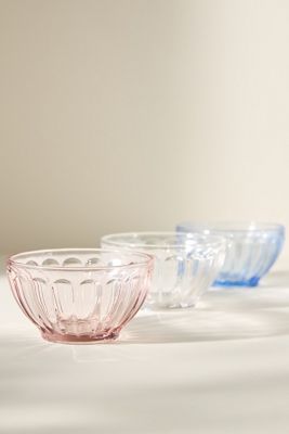 The Latte Glass Cereal Bowls, Set of 3: Amelie Edition