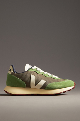 Veja Rio Branco Ii Ripstop Lace Up Trainers In Green