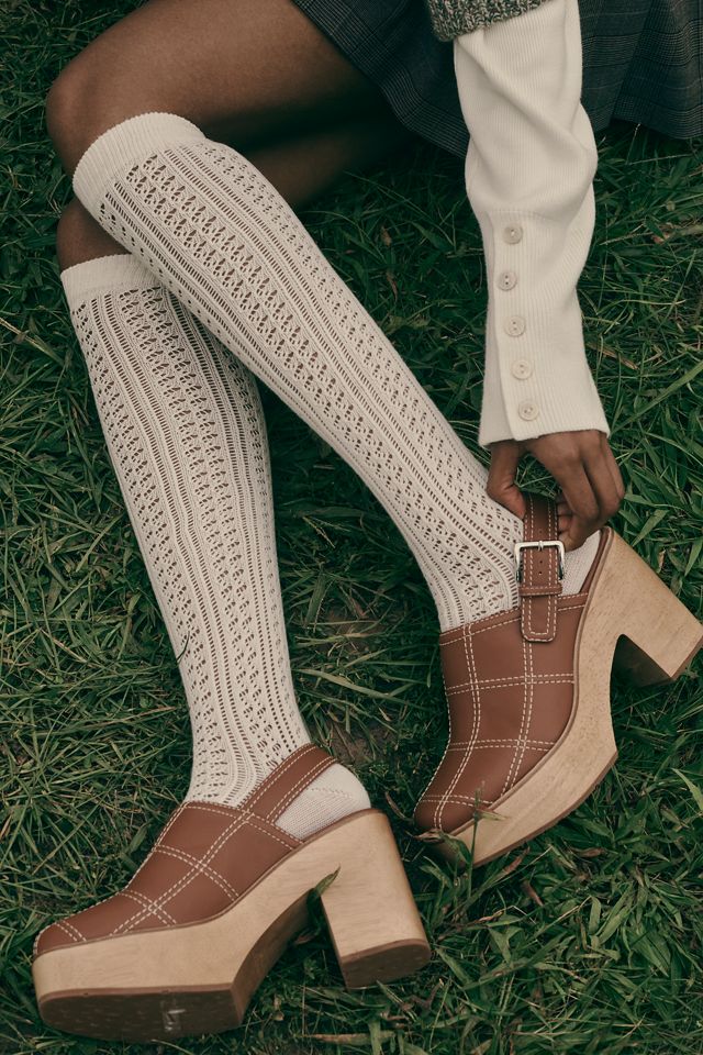 By Anthropologie Pointelle Knee-High Socks #2