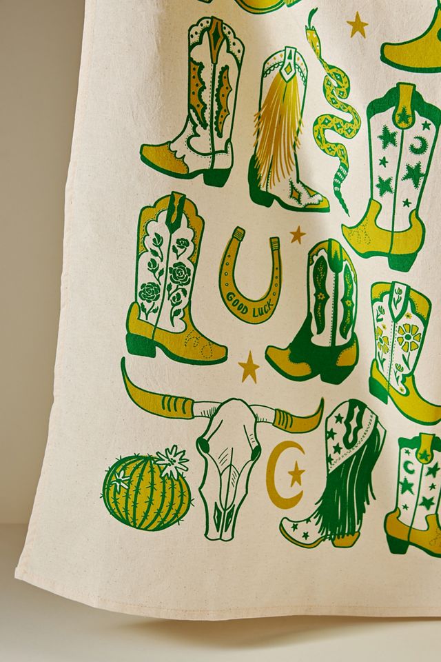 Calhoun & Co. Hey Cowgirl Oversized Dish Towel #1
