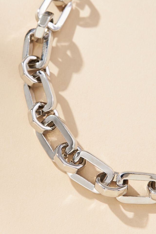 Chain Link Lariat Necklace #2