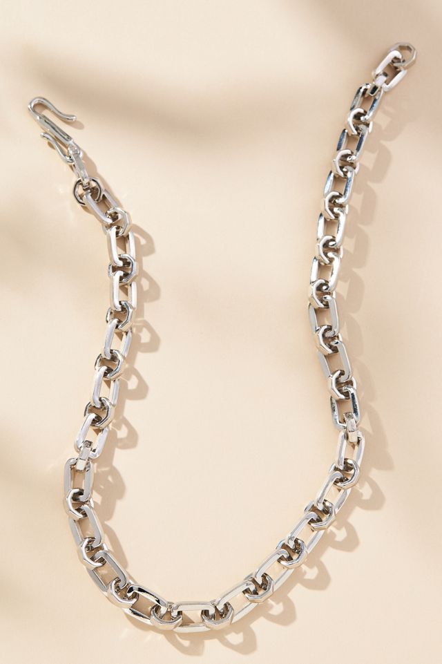 Chain Link Lariat Necklace #1