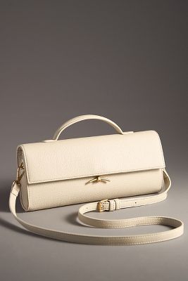 Shop By Anthropologie Pebbled East West Handbag In Beige