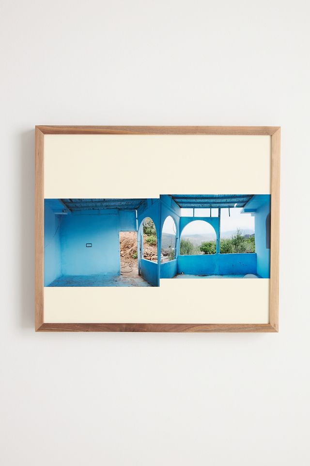 Walker Bankson Chefchaouen House Collage Wall Art | AnthroLiving