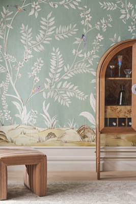 Anthropologie Vining Beauty Mural