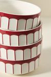 The Latte Stoneware Cereal Bowls, Set of 4: Boulevard Edition