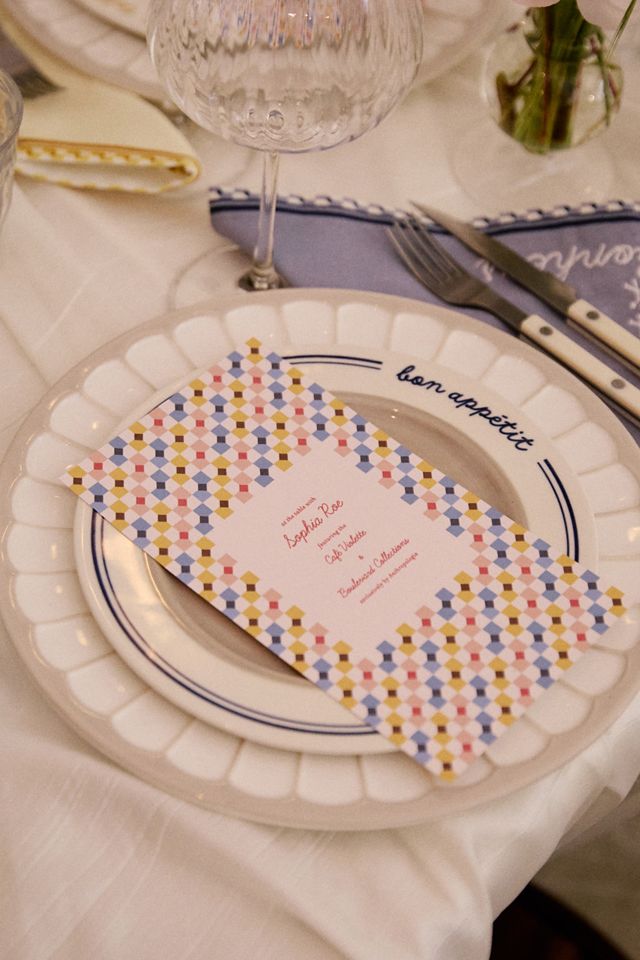 The Latte Stoneware Dinner Plates, Set of 4: Boulevard Edition #3