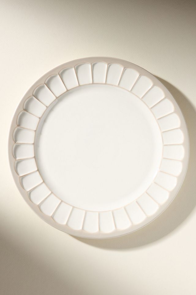 The Latte Stoneware Dinner Plates, Set of 4: Boulevard Edition #1