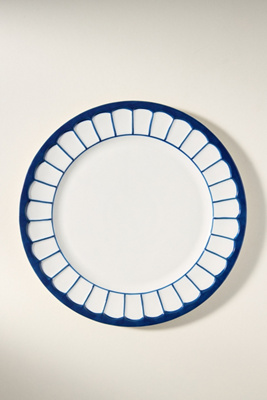 Anthropologie The Latte Stoneware Dinner Plates, Set Of 4: Boulevard Edition