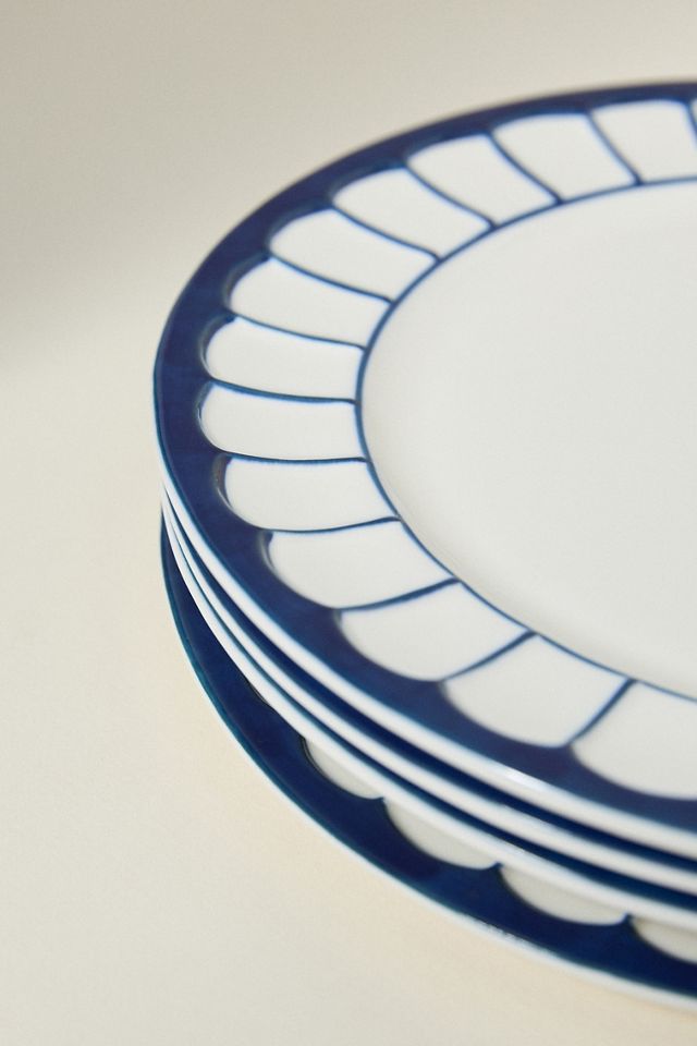 Platos de Cena de Gres Boulevard Latte, Juego de 4 #2