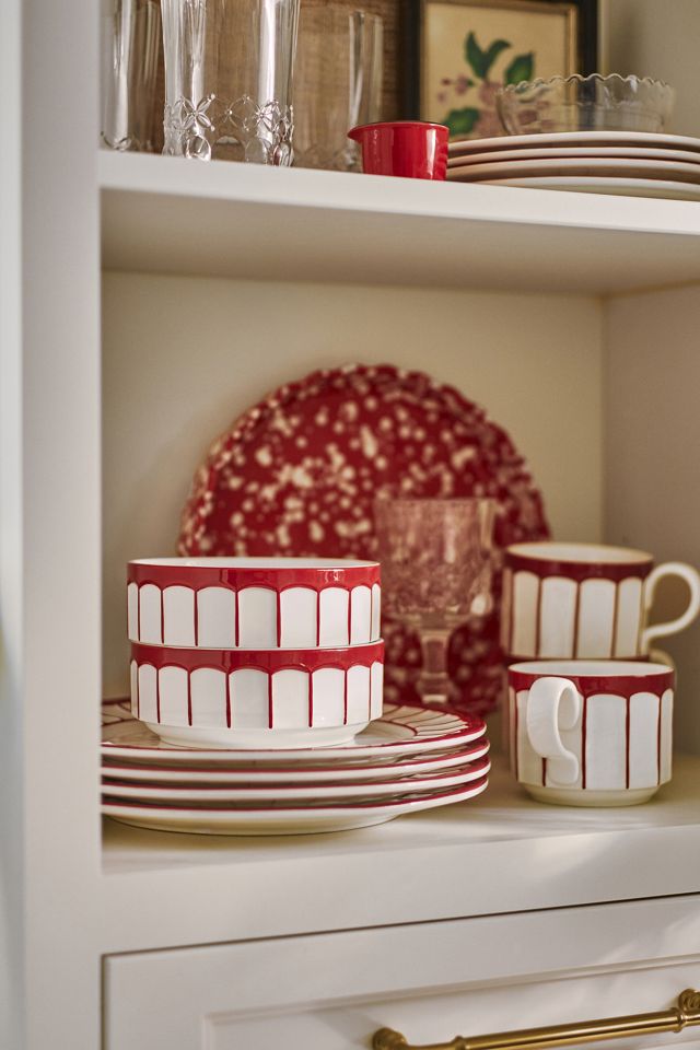 Boulevard Latte Stoneware Dinner Plates, Set of 4 #3