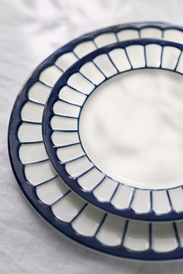 The Latte Stoneware Side Plates, Set of 4: Boulevard Edition