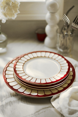 The Latte Stoneware Side Plates, Set of 4: Boulevard Edition product page