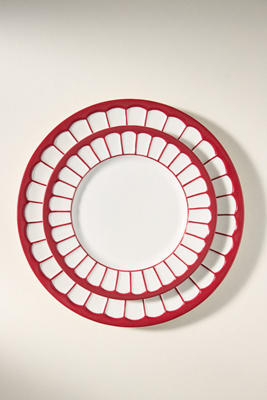 Anthropologie The Latte Stoneware Side Plates, Set Of 4: Boulevard Edition