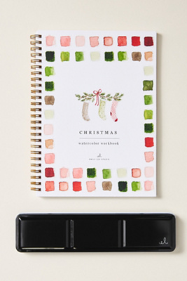 Emily Lex Studio Holiday Watercolor Workbook | AnthroLiving