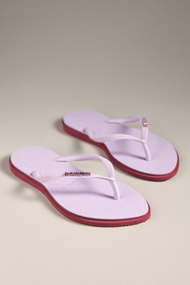 Slim Point Thong Sandals