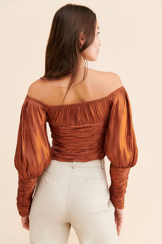 Line + Dot Danielle Ruched Blouse #1
