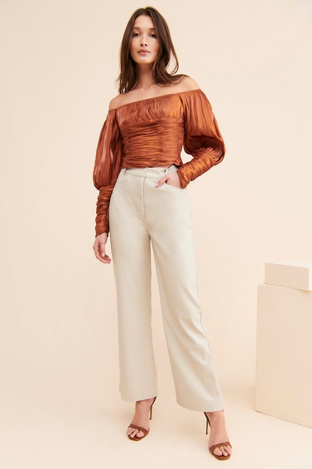 Line + Dot Danielle Ruched Blouse #3