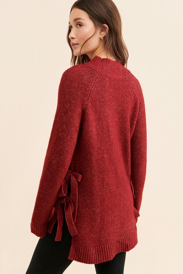 Vigoss Side Tie Sweater #1
